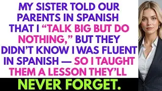 My Sister Told Our Parents In Spanish That I &ldquo;Talk Big But Do Nothing,&rdquo; But They Didn&rsquo;t Know&hellip;