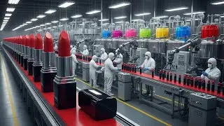 How Thousands of Lipsticks Are Made Per Hour | Inside a Modern Lipstick Factory