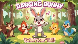 Dancing Bunny 🕺🐰 | Fun Dance Song for Kids | Bunny Nursery Rhyme | Kids Music & Movement Song