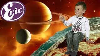 Детское видео на космо игровой площадке!)) Kids have fun on a space playground with funny noises!))