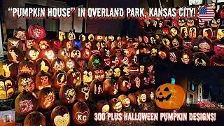 “Pumpkin House” in Overland Park, Kansas City dazzles Halloween fans | 300 plus pumpkin carvings! US