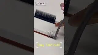 Abonnie L curl cashmere easy fan lashes