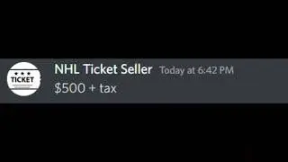 When You Try to Buy NHL Tickets