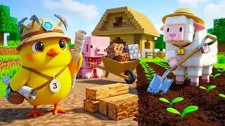 Building a Dream Farm: From Blueprints to Harvest Haven! 🏡 (Minecraft-Inspired Adventure)