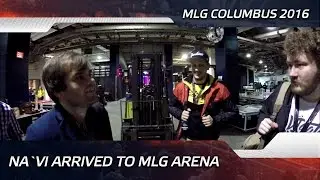 Na`Vi arrived to MLG Arena @ MLG Columbus 2016 (ENG SUBS)
