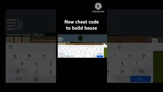 New cheat code to build house in crafting and building #Gaming with UniversemM