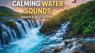 Calming Water Sounds 🌊 | Nature & Bird Sounds for Deep Relaxation