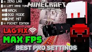 Best Settings For Minecraft PE | MAX FPS FIX LAG BEST PVP SETTINGS FOR MINECRAFT 1.21