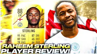 RAHEEM STERLING REVIEW! | FIFA 22 PLAYER REVIEWS | OBEZGAMING