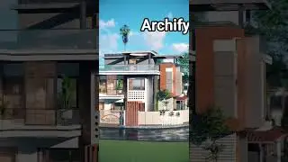 Corner Duplex modern 3D House Design.#3darchitecture #shorts #tranding #shortvideo