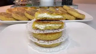 Marokkanisches Harcha Rezept 🇲🇦 mit einer Frischkäse Füllung / Thafthath / Harcha Recipe