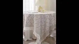 Round Shape Tablecloth European Style Round Cloth Art Coffee Table Party Event Wedding Table Cloth