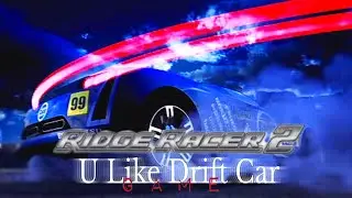 Ridge Racer 2 Drifting Gameplay.