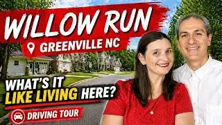 Driving Tour of WILLOW RUN Subdivision In Greenville North Carolina | Willow Run Greenville NC