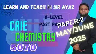 O Level Chemistry past papers 5070/P22/M/J/25