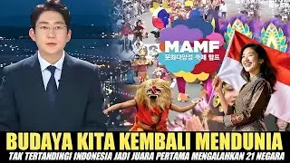 Mantap.. budaya Indonesia mendunia berhasil raih juara satu dari 21 negara di parade Korea Selatan