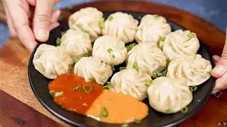 मोमोज बनानेका सबसे बेस्ट और आसान तरीका, सारे पुराने तरीके भूल जाओगे | Veg Momos with Momos Chutney