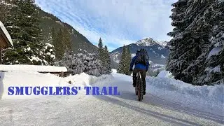 Smugglers' trail bike&hike fatbike trip, Slovakia, Zapadne Tatry, Rohace, Oravice, D.Chocholowska