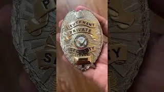 Personalized Custom Designed Badges  #specialagent #shorts #badge #police #security