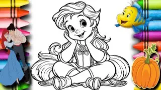 Prince Eric drawing 🎨 🖌️ |The Little Mermaid cartoon | #episode39 | Colouring 🌈✨ craft.