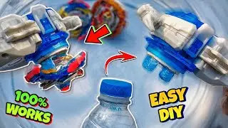 Make a Real Beyblade Burst Prong/Holder Using Bottle Cap 😏