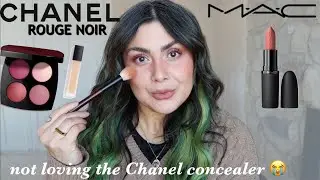 Новая палетка теней и румян Chanel Rouge Noir + консилер Ultra Le Teint + помады MAC Powder Kiss
