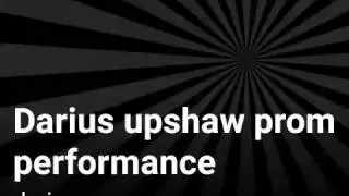 Darius upshaw prom performance