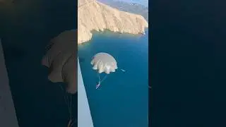 I tested 100$ home-made Parachute! *100ft*