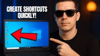 ✅ HOW TO CREATE SHORTCUTS FOR PROGRAMS AND WEBSITES ON THE DESKTOP (WINDOWS 10/11)