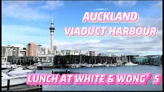 Lunch at White & Wong&rsquo;s - A beautiful scene at Auckland Viaduct Harbour, Auckland, New Zealand