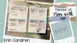 Erin Condren A5 | FRANKEN-PLANNED COILED planner | Plan With Me January 16-22