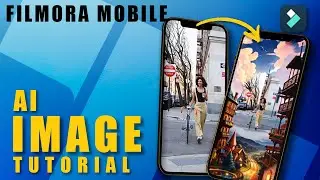 Get Crazy Ai Image Video in Filmora Mobile #filmoramobile