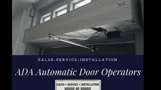 Handicap door operators. Sold, serviced and installed by House of Doors - Roanoke, VA