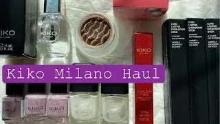 KIKO MILANO MAKEUP HAUL | Свотчи | Тени для век в стиках, лак для ногтей, магнитные тени для век, помада