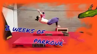 Parkour Montage of the past 2 weeks - back flips, gate vault, more splits