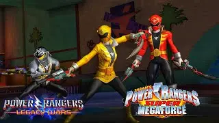 Power Rangers Legacy Wars Super Megaforce Yellow Ranger Gameplay