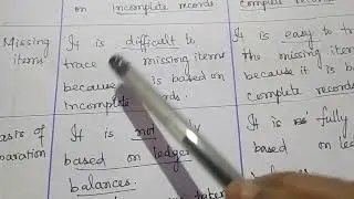 Class 12 Accountancy Differences between Statement of affairs and Balance Sheet