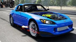 5,200HP Big Turbo 2JZ Swapped Honda S2000 AP2 - Assetto Corsa