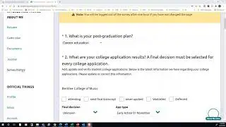 Senior Survey Question1 All options