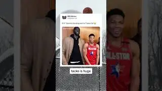 Tacko Fall is huge 😳 #shorts