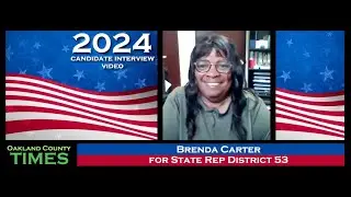 Candidate Interview Brenda Carter for State Rep District 53