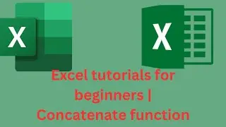 concatenate function in excel