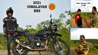 Royal Enfield Himalayan BS6 offroad Ride Test ||👮cops Stopped Me but gives good Advice about Riding