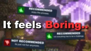 how to fall in love with Minecraft again..