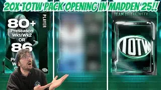 *86 PULL* TEAM OF THE WEEK PACK OPENING IN MADDEN 25!!