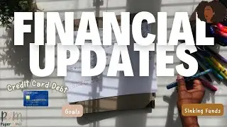 Financial Updates | Credit Card Debt | Zero Based Budget | Millennial Couple