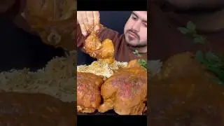 ASMR: Eating Two whole Spicy whole chicken curry eating challenge 😋😍 egg curry with Rice Mukbang 🤤
