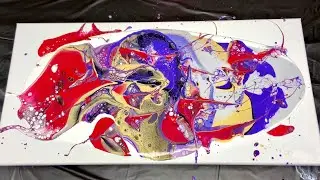 How To Use Leftover Paint | Acrylic Pouring Made Easy