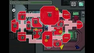Playing among us (practice mode)