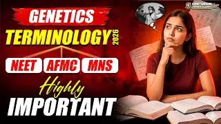 NEET (AFMC / MNS Target) | Genetics Terminology | Must Watch 🔥#NEET2025 #Genetics #AFMC #MNS